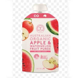 Photo of Australian Organic Food Co Fruit Puree - Apple & Watermelon