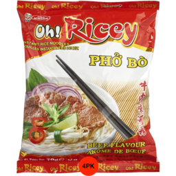 Photo of Ricey Pho Bo Beef Ndl 70gx4pk