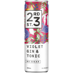 Photo of 23rd Street Violet Gin & Tonic