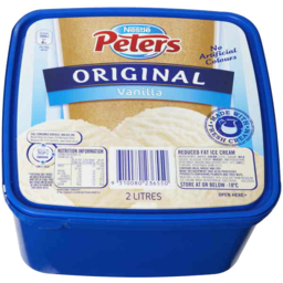 Photo of Nestle Peters Original Vanilla 2 Litre