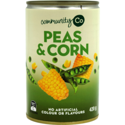Photo of Comm Co Peas & Corn