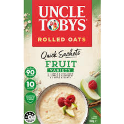 Photo of Uncle Tobys Oats Quick Sachets Porridge Fruit Variety Multi Pack