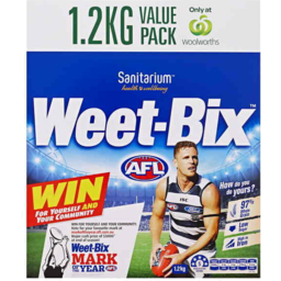Photo of Sanitarium Weet-Bix Breakfast Cereal Value Pack 72 Pack 1.2kg 1.2kg