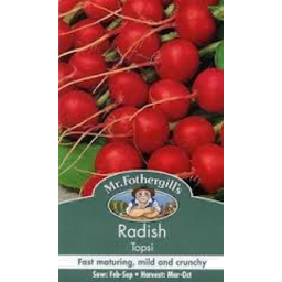 Photo of Mr Fothergills Seeds Radish French Breakfast A