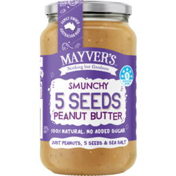 Photo of Mayver's Smunchy 5 Seeds Peanut Butter 375g 375g