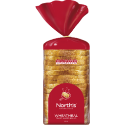 Photo of Norths Bread Toast Wheatmeal 600g