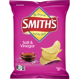 Photo of Smith's Crinkle Cut Salt & Vinegar Chips 170gm