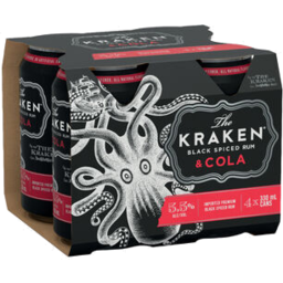 Photo of Kraken Spiced Rum & Cola Can 330ml