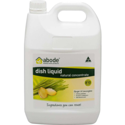 Photo of Abode Dish Liquid - Ginger & Lemongrass 4L