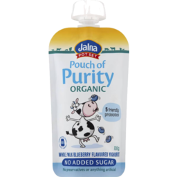 Photo of Jalna Yoghurt Organic Blueberry Pouch