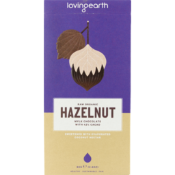 Photo of Loving Earth Hazelnut Chocolate Bar