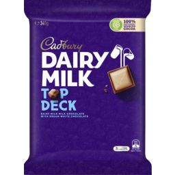 Photo of Cadbury Dairy Milk Chocolate Top Deck Large Block 340g 340g