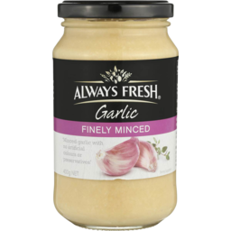 Photo of Always Fresh Finely Minced Garlic 400g