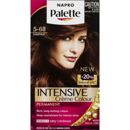Photo of Schwarzkopf Napro Palette Chestnut 5-68 Permanent Hair Colour One Application