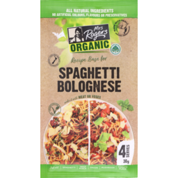 Photo of Mrs Rogers Organic Spaghetti Bolognese Recipe Base