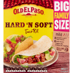Photo of Old El Paso Big Family Hard ‘n Soft Taco Kit