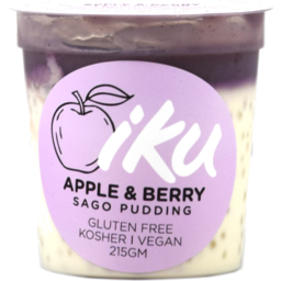 Photo of Iku Dessert Apple & Berry Sago Pudding 215g