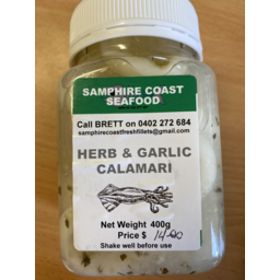 Photo of Herb and Garlic Calamari (cooked & pickled)