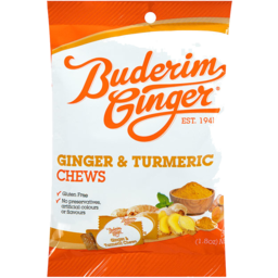 Photo of Buderim Ginger & Tumeric Chews