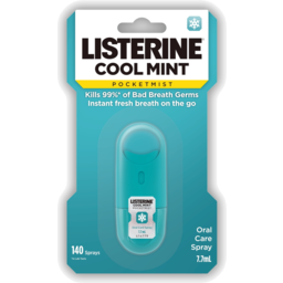 Photo of Listerine Pocketmist Oral Care Spray Cool Mint 7.7ml