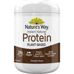 Photo of Natures Way Chocolate Flavour Plant Based Protein Powder 375g