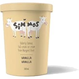 Photo of Simmos Vanilla Ice Cream