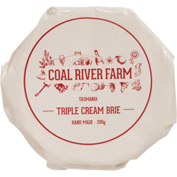 Photo of Coal River Farm Triple Cream Brie 200gm