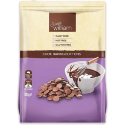 Photo of Sweet William Baking Buttons Milk Chocolate 300gm