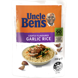 Photo of Uncle Bens Lightly Flavoured Garlic Rice