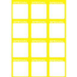 Photo of 12Up 'Special' Talkers Yellow