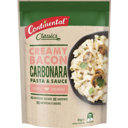 Photo of Continental Classics Pasta & Sauce Creamy Bacon Carbonara 85g Serves 2 85g