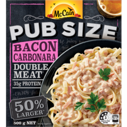 Photo of Mccain Pub Size Bacon Carbonara Double Meat