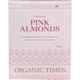Photo of ORGANIC TIMES Pink Almonds Chocolate