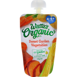 Photo of Wattie's Organic Baby Food Sweet Garden Vegetable 120g
