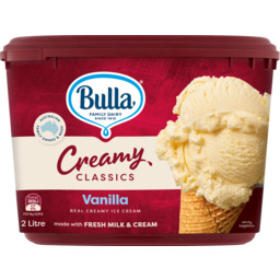 Photo of Bulla Premium Creamy Classics Vanilla 2l