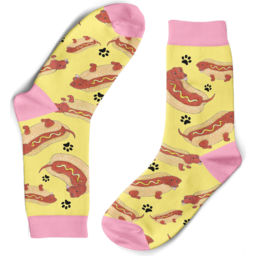 Photo of FUNKY SOCK CO Bamboo Socks Sausage Dogs In Buns