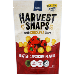 Photo of Harvest Snaps Chickpea Snacks Roasted Capsicum