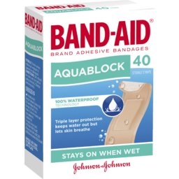 Photo of Band-Aid Waterproof Aquablock Sterile Strips