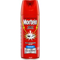 Photo of Mortein Fast Knockdown Fly & Mosquito Killer Odourless Insect Spray Aerosol 250g