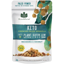 Photo of Brookfarm Keto Premium Paleo Granola - Macadamia & Coconut