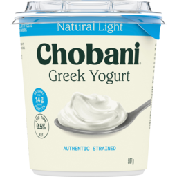 Photo of Chobani Plain Natural Light Greek Yogurt 907g