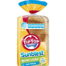 Photo of Tip Top® Sunblest Mini Loaf Soft White 400g