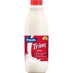 Photo of Pauls Trim Low Fat Milk - (Bottle)