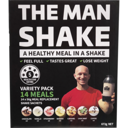 Photo of The Man Shake Meal Replacement Variety Pack -