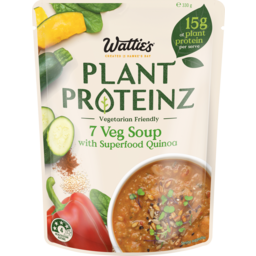 Photo of Wattie's Plant Proteinz Pouch Soup 7 Vege & Quinoa