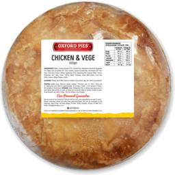 Photo of Oxford Pies Chicken Vege 650g