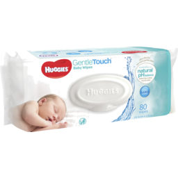 Photo of Huggies Gentle Touch Baby Wipes 80 Pack
