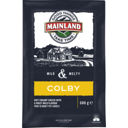 Photo of Mainland Colby Cheese Block 500g