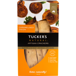 Photo of Tuckers Natural Caramelised Onion Artisan Crackers