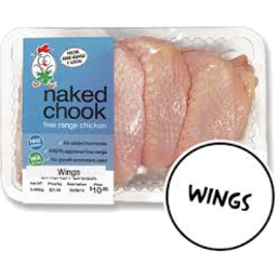 Photo of Naked Chook Chicken Wings Nibbles Kg